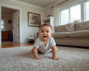 Hypoallergenic Carpet Cleaning, Baby Crawling on Carpet