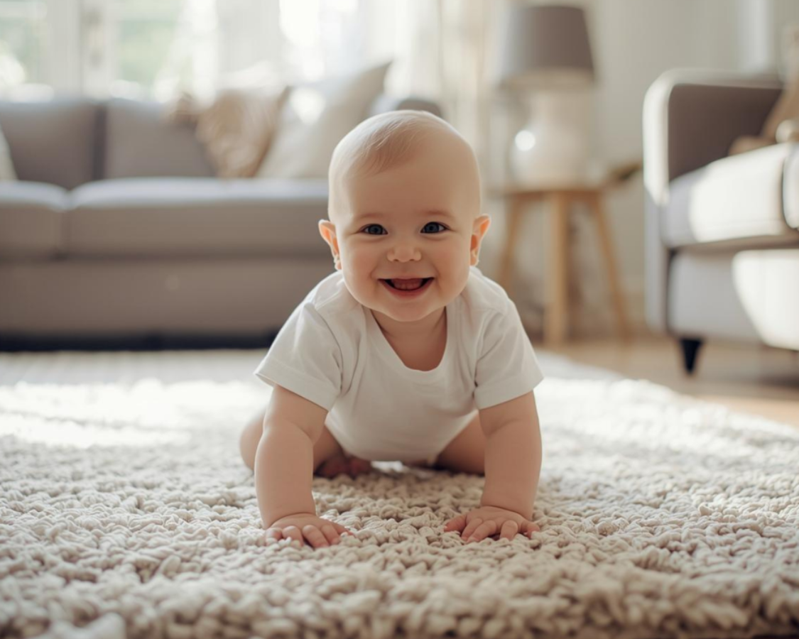 Hypoallergenic Carpet Cleaning, Baby Crawling on Carpet