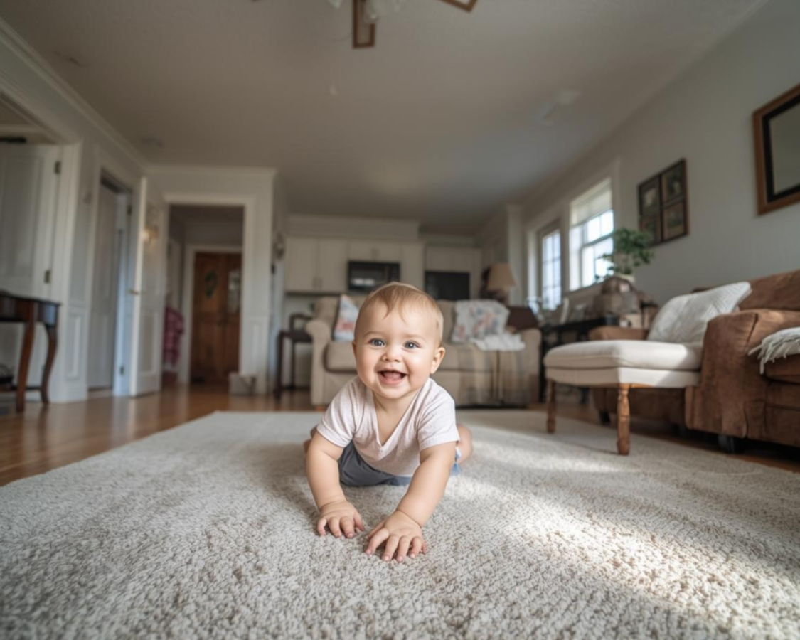Hypoallergenic Carpet Cleaning, Baby Crawling on Carpet