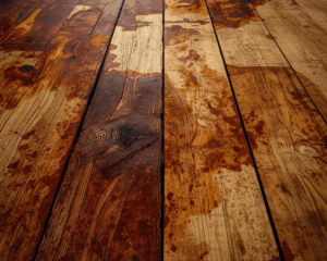 stain on hardwood